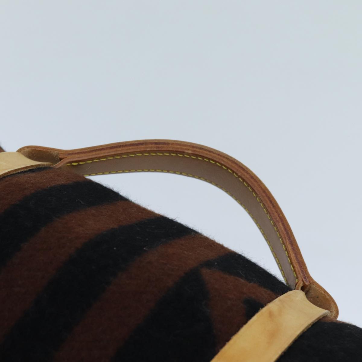 LOUIS VUITTON Pred Karakoram Blanket Wool Brown M74966 LV Auth 69497