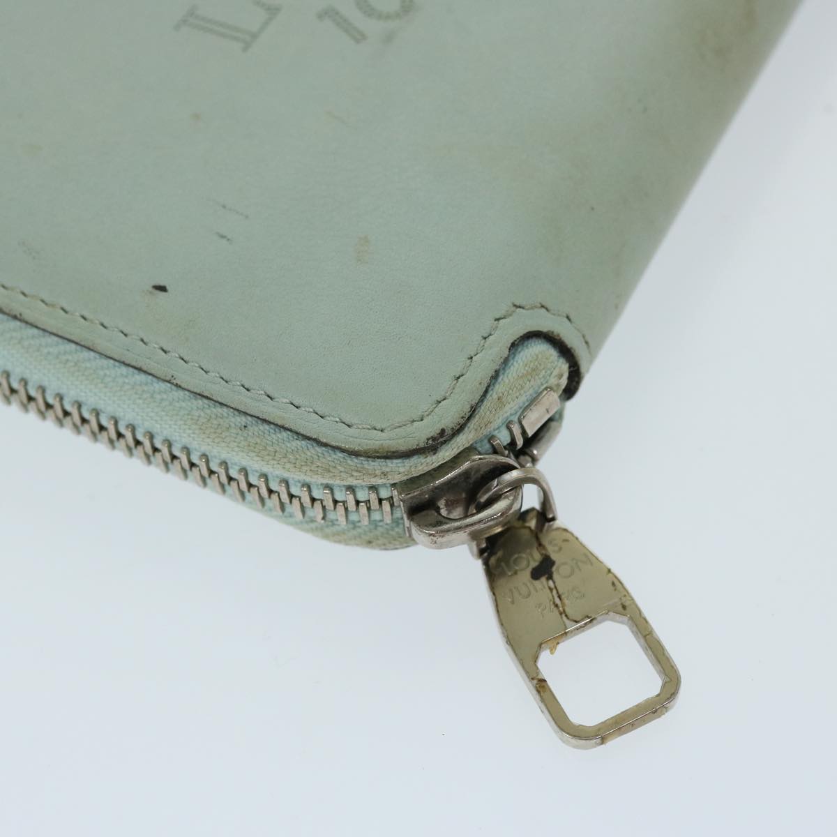 LOUIS VUITTON Portefeuille Jena Long Wallet Leather Green M58208 LV Auth 69535