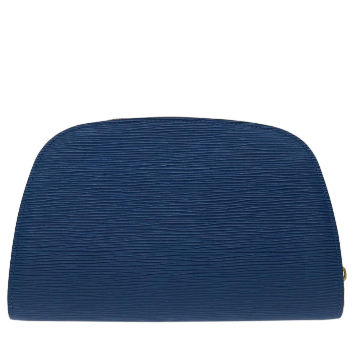 LOUIS VUITTON Epi Dauphine GM Pouch Blue M48435 LV Auth 69549