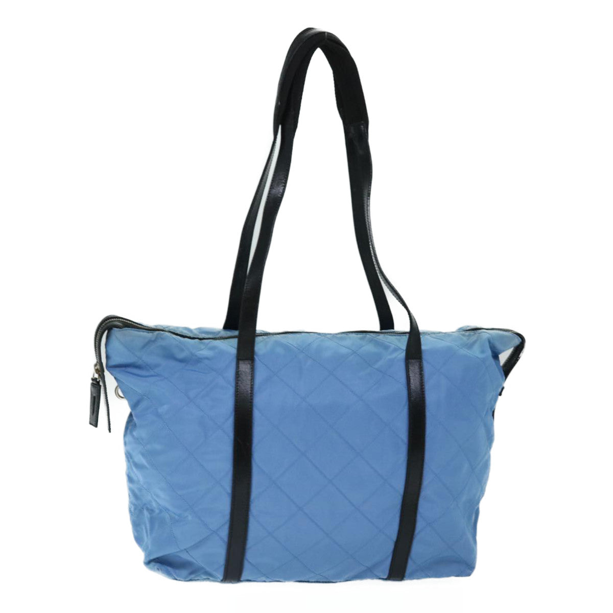 PRADA Tote Bag Nylon Light Blue Auth 69662