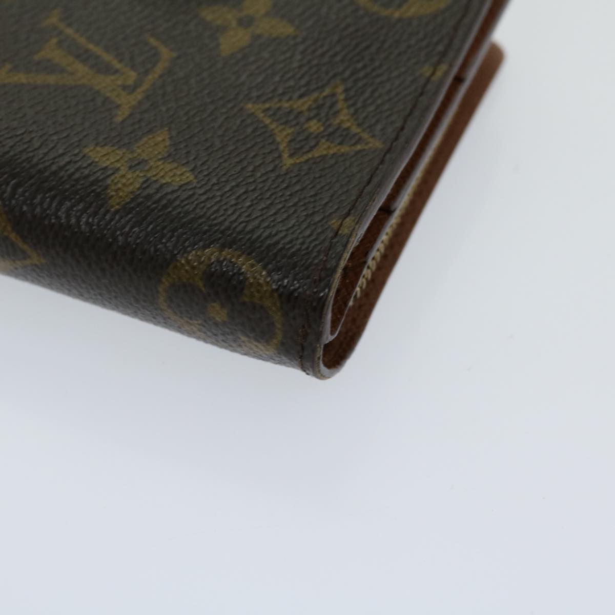 LOUIS VUITTON Monogram Compact Zip Wallet M61667 LV Auth 69680