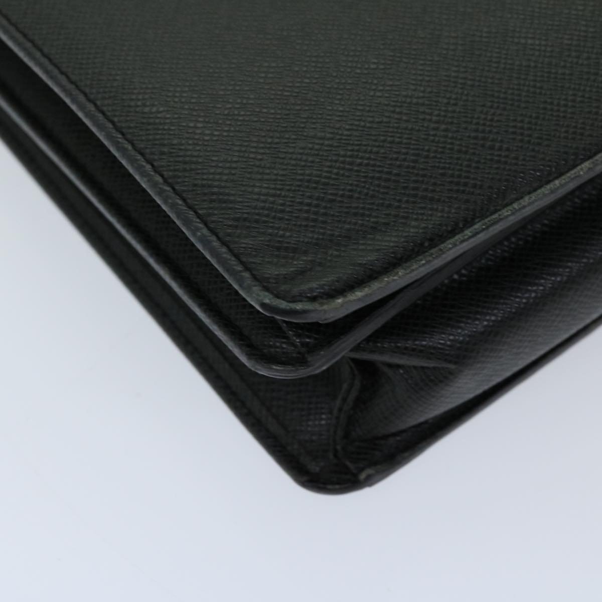 LOUIS VUITTON Taiga Serviette Moskova Business Bag Ardoise M30032 LV Auth 69688