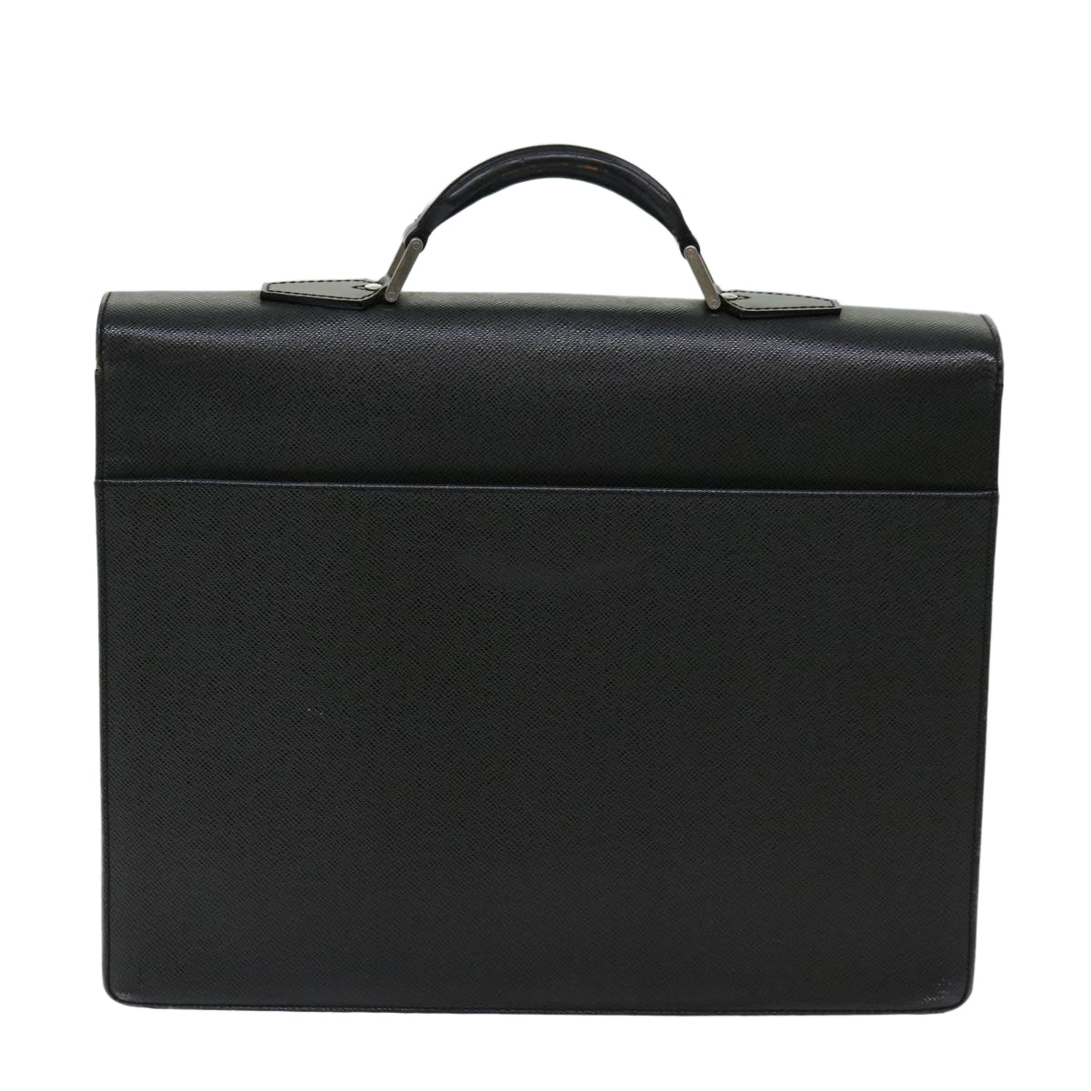 LOUIS VUITTON Taiga Serviette Moskova Business Bag Ardoise M30032 LV Auth 69688