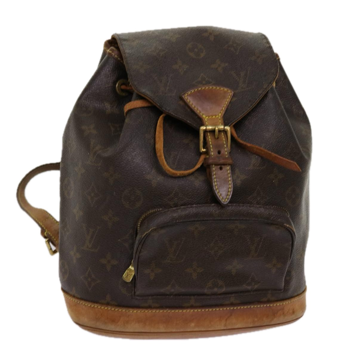 LOUIS VUITTON Monogram Montsouris MM Backpack M51136 LV Auth 69703