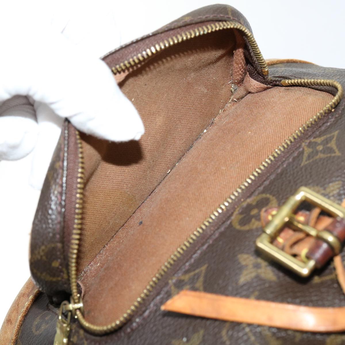 LOUIS VUITTON Monogram Montsouris MM Backpack M51136 LV Auth 69703