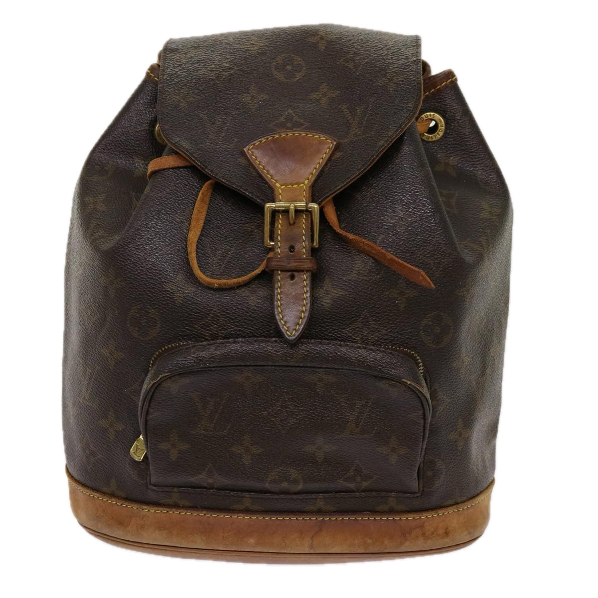 LOUIS VUITTON Monogram Montsouris MM Backpack M51136 LV Auth 69703