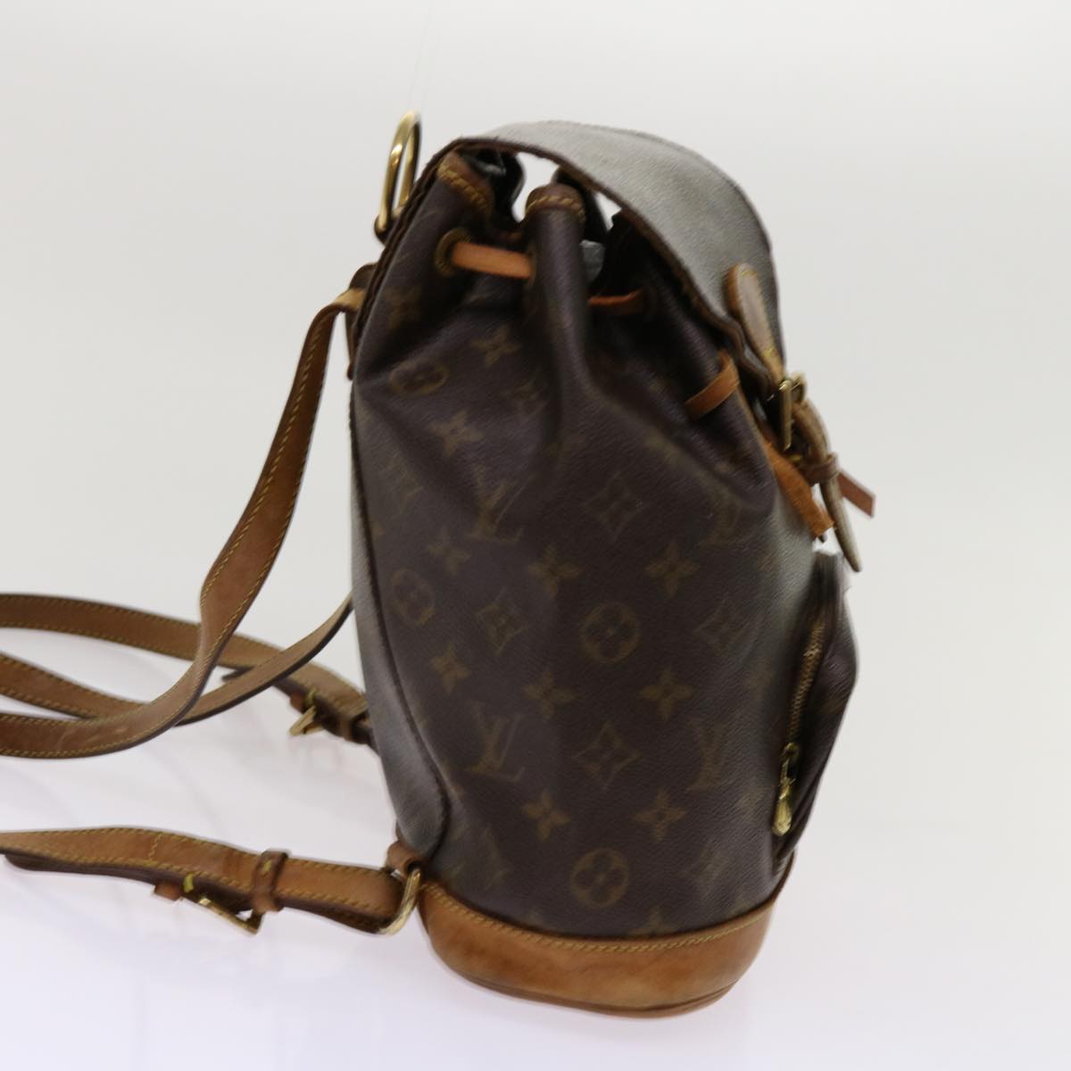 LOUIS VUITTON Monogram Montsouris MM Backpack M51136 LV Auth 69703