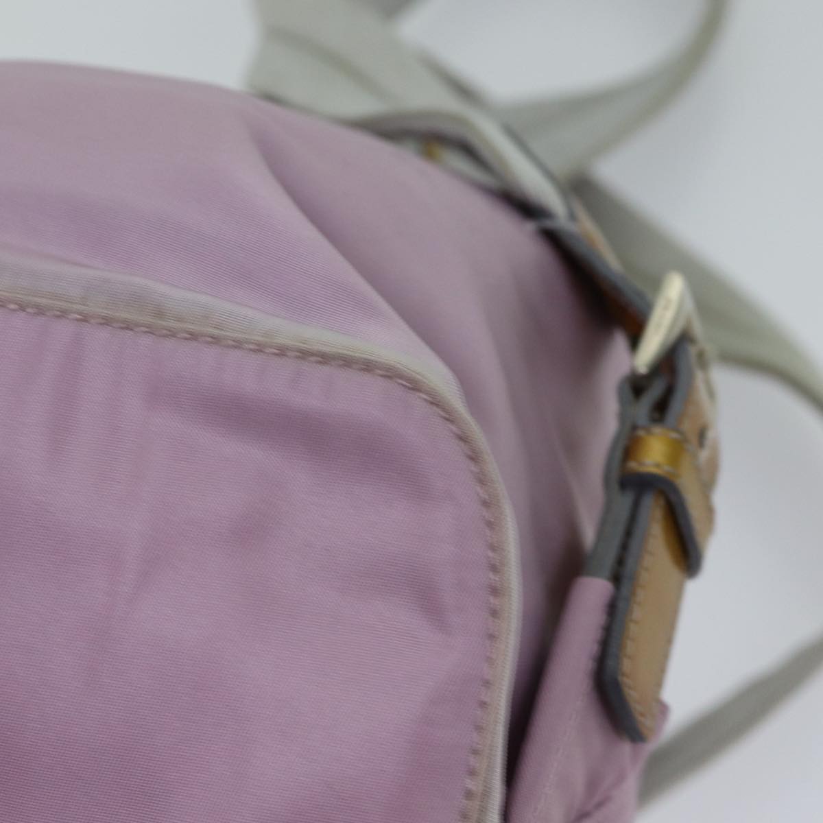 PRADA Backpack Nylon Pink Auth 69747