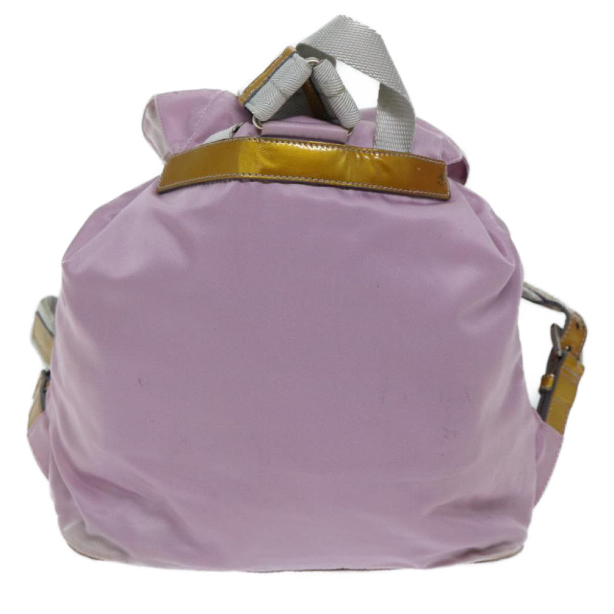 PRADA Backpack Nylon Pink Auth 69747