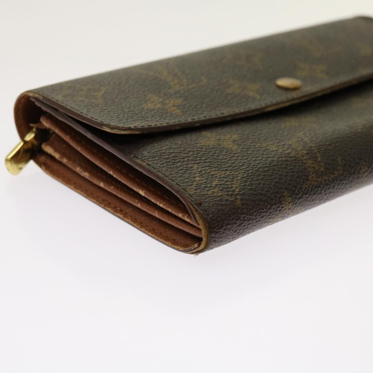 LOUIS VUITTON Monogram Pochette Porte Monnaie Credit Wallet M61725 Auth 69794