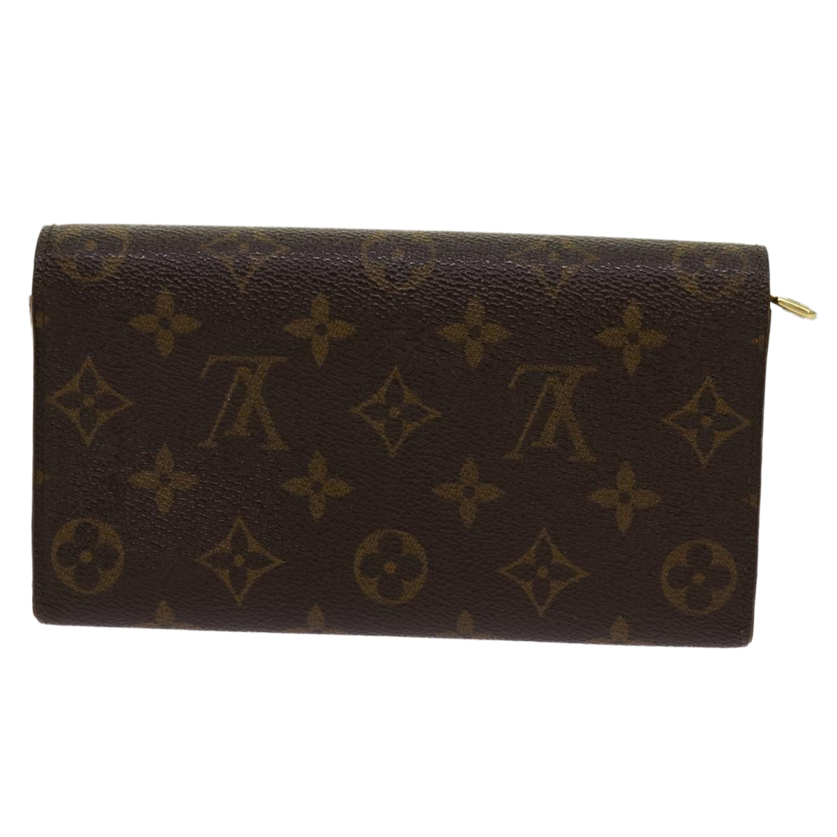 LOUIS VUITTON Monogram Pochette Porte Monnaie Credit Wallet M61725 Auth 69796