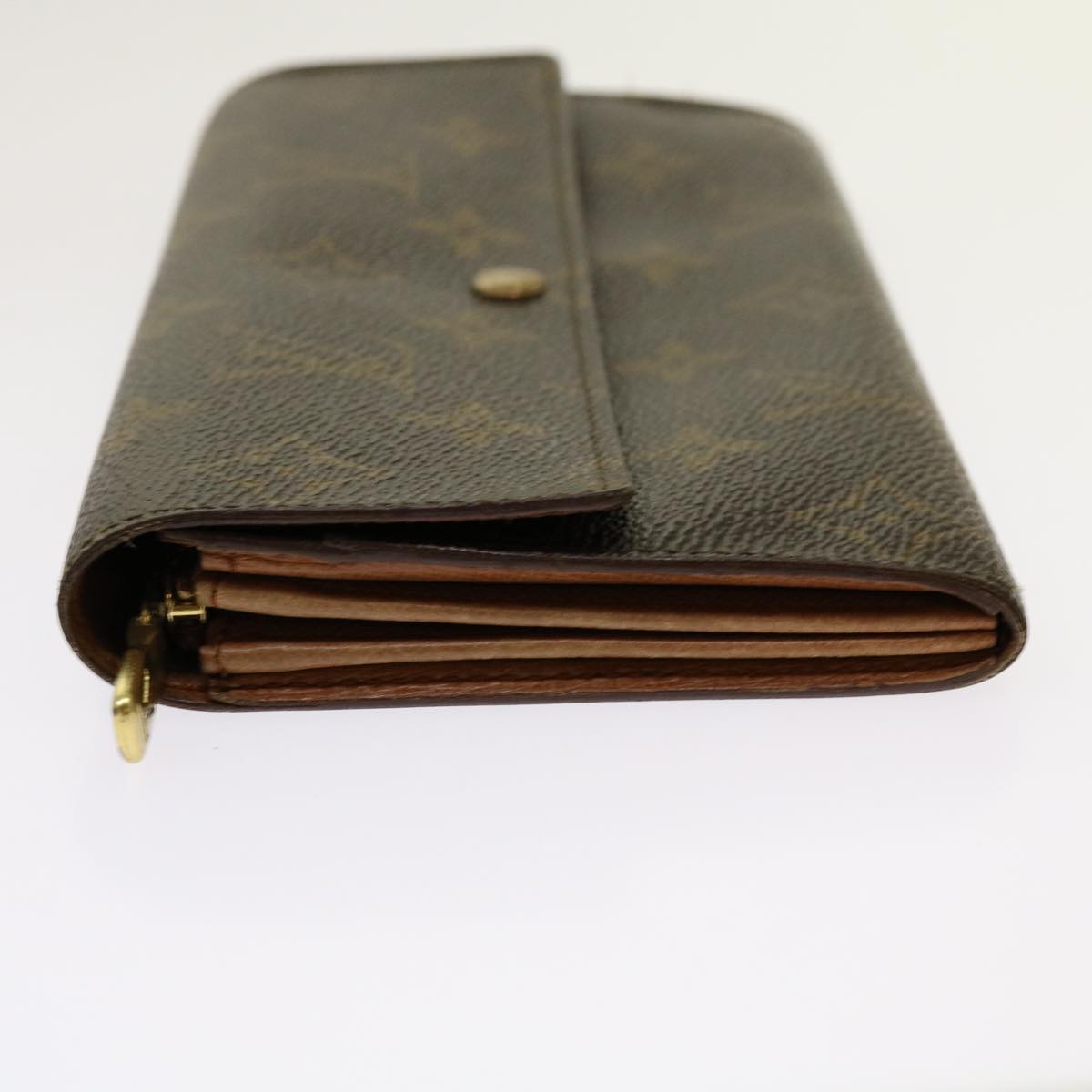 LOUIS VUITTON Monogram Pochette Porte Monnaie Credit Wallet M61725 Auth 69796