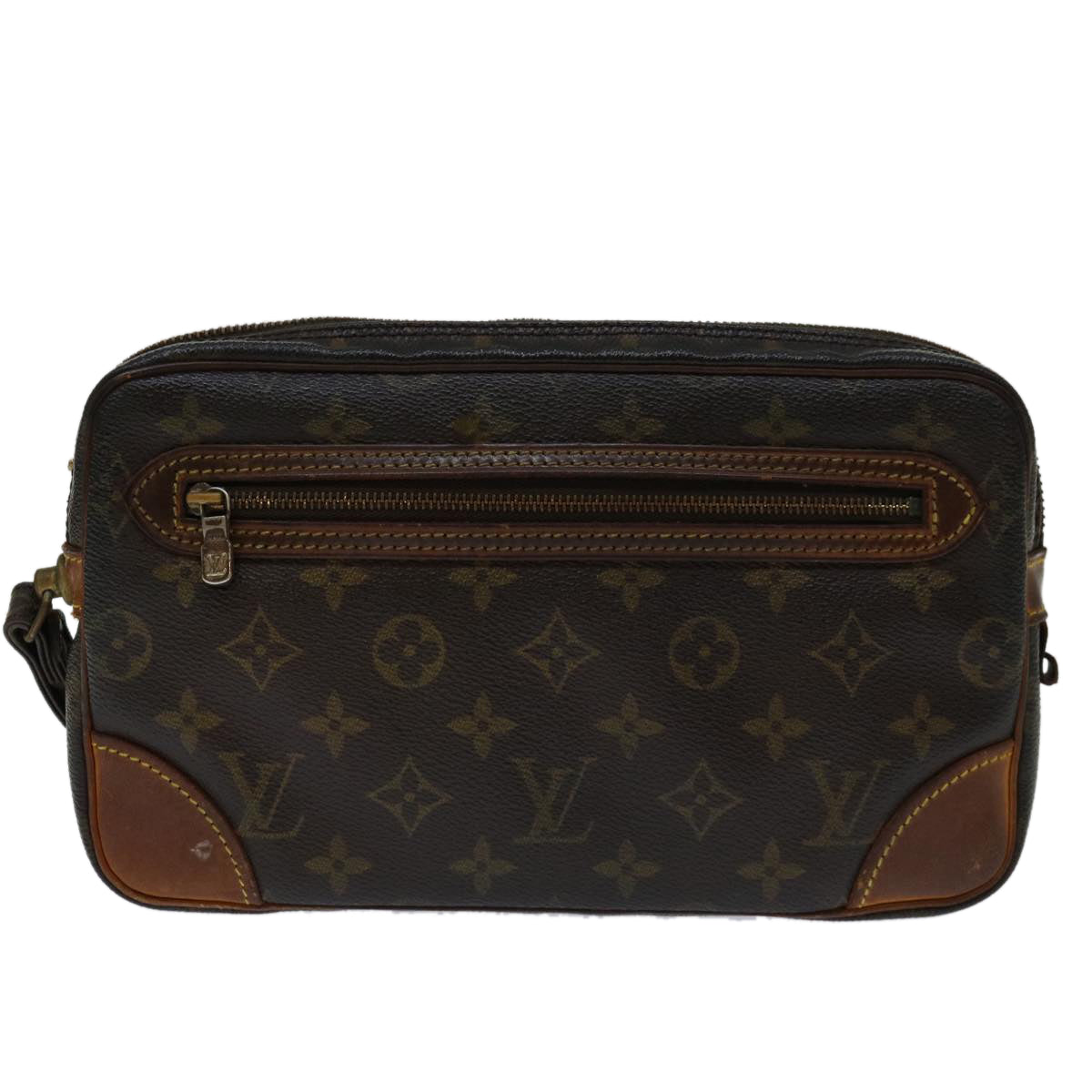 LOUIS VUITTON Monogram Marly Dragonne GM Clutch Bag M51825 LV Auth 69816
