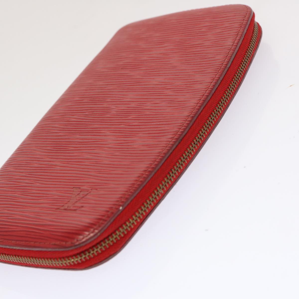 LOUIS VUITTON Epi Agenda Geode Wallet Red M63877 LV Auth 69833