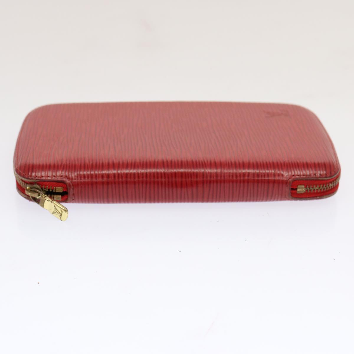 LOUIS VUITTON Epi Agenda Geode Wallet Red M63877 LV Auth 69833