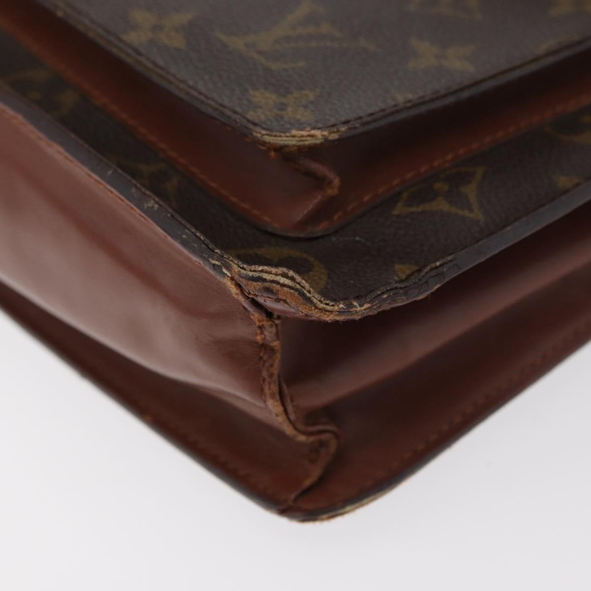 LOUIS VUITTON Monogram Monceau 28 Hand Bag 2way M51185 LV Auth 69891