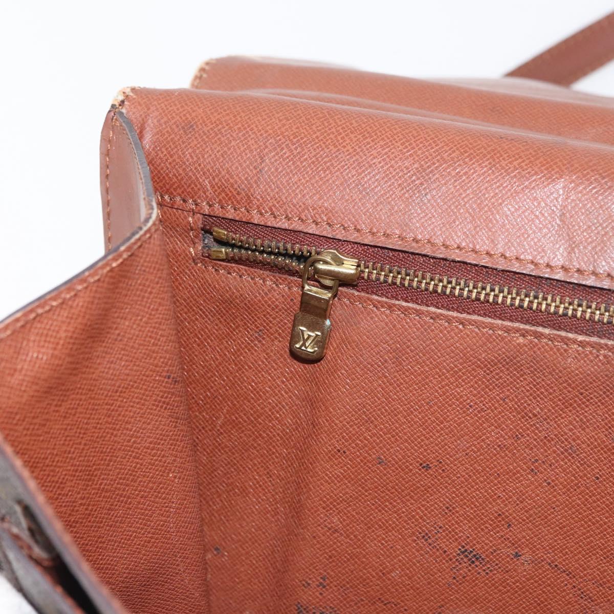 LOUIS VUITTON Monogram Monceau 28 Hand Bag 2way M51185 LV Auth 69891