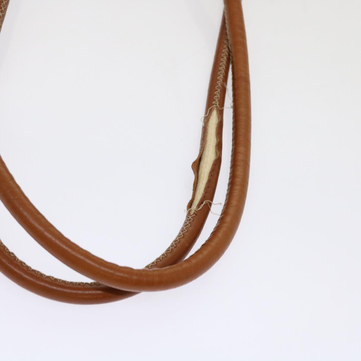 CELINE Macadam Canvas Shoulder Bag PVC Brown Auth 69901