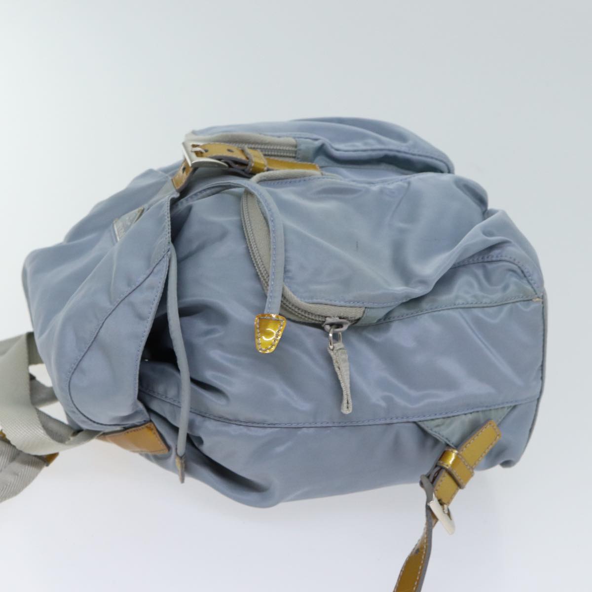 PRADA Backpack Nylon Light Blue Auth 69942