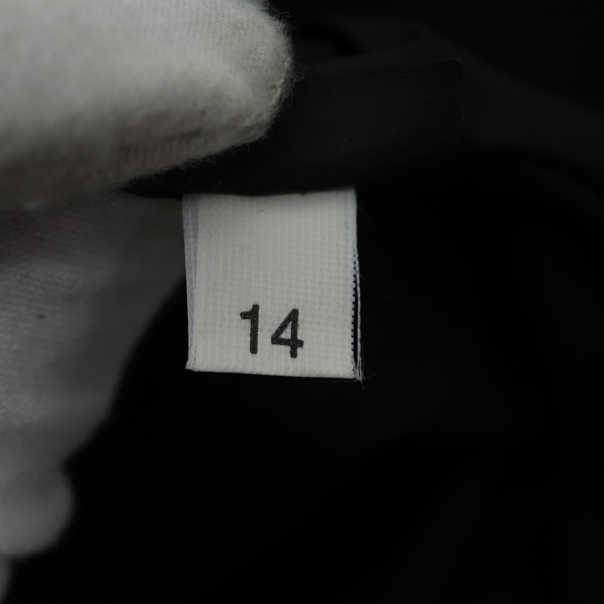 PRADA Tote Bag Nylon Black Gray Auth 69946