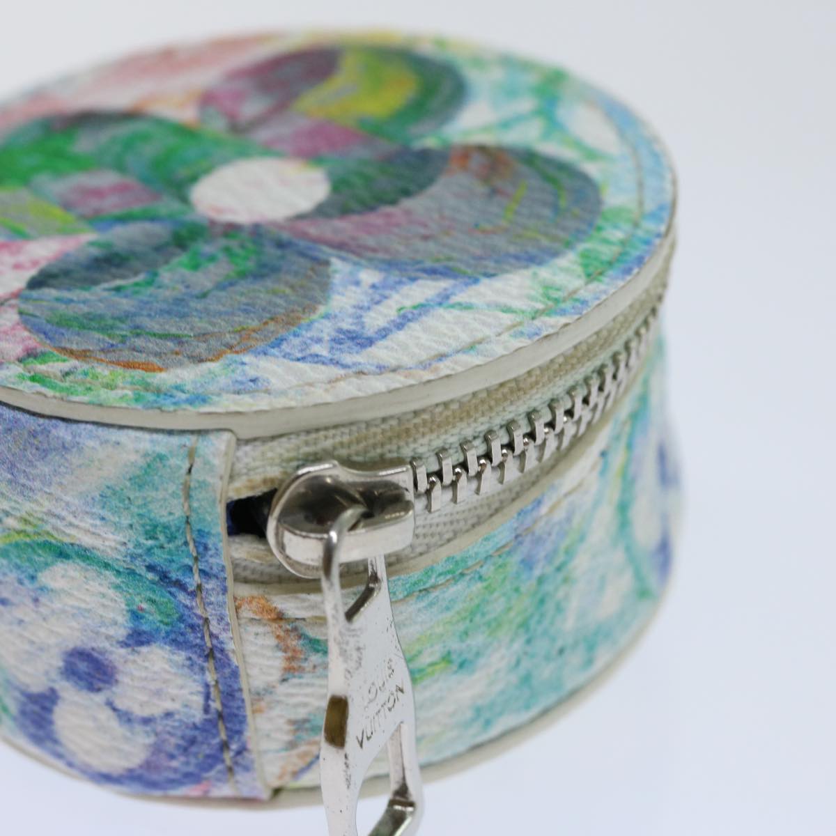 LOUIS VUITTON Monogram Pastel Colors LV Block Multicolor M57277 LV Auth 69979SM