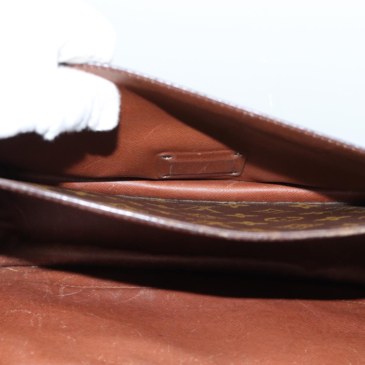 LOUIS VUITTON Monogram Monceau 28 Hand Bag 2way M51185 LV Auth 70032