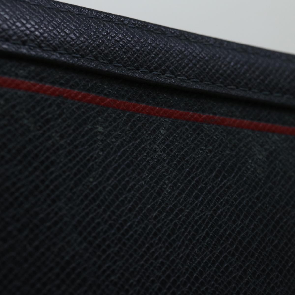 LOUIS VUITTON Taiga Pochette Voyager MM Clutch Bag Blue Marine M63394 Auth 70038