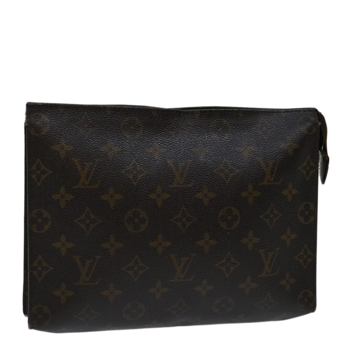 LOUIS VUITTON Monogram Poche Toilette 26 Pouch M47542 LV Auth 70085