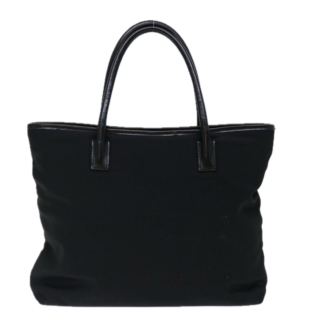 GUCCI Tote Bag Nylon Black Auth 70139