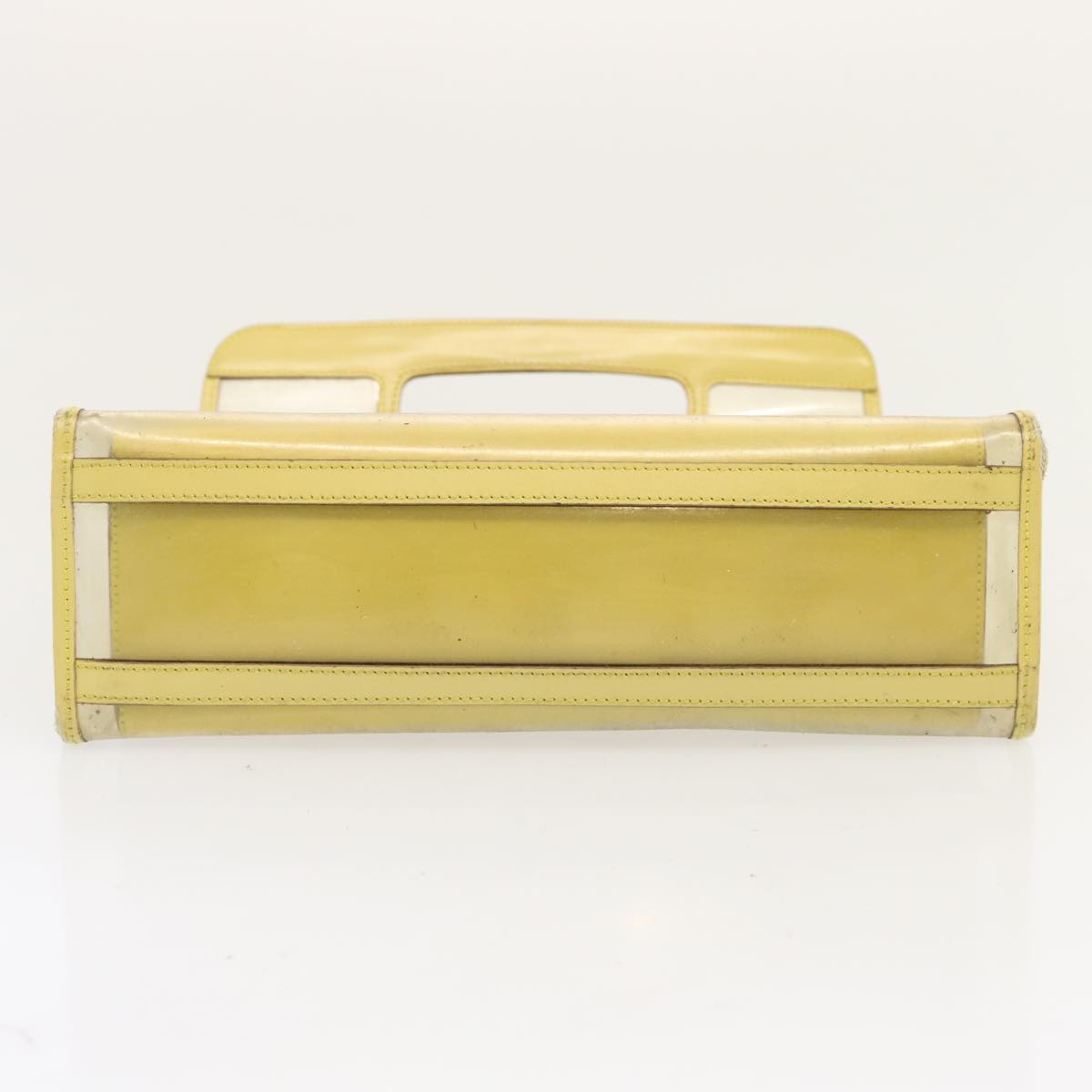 GUCCI Hand Bag Vinyl Outlet Yellow 002 2058 0454 5 Auth 70151