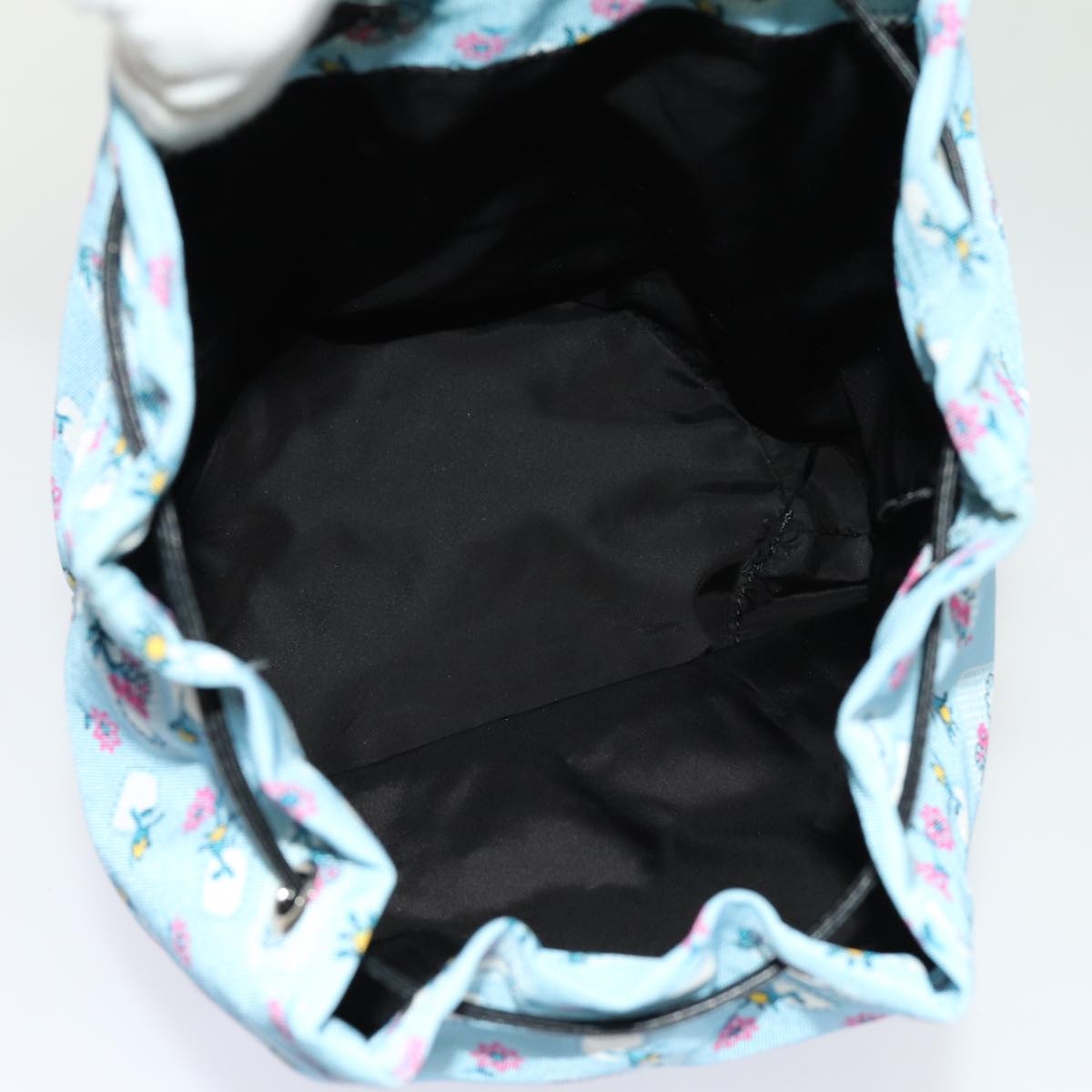 Miu Miu Purse Pouch Nylon Light Blue Auth 70349