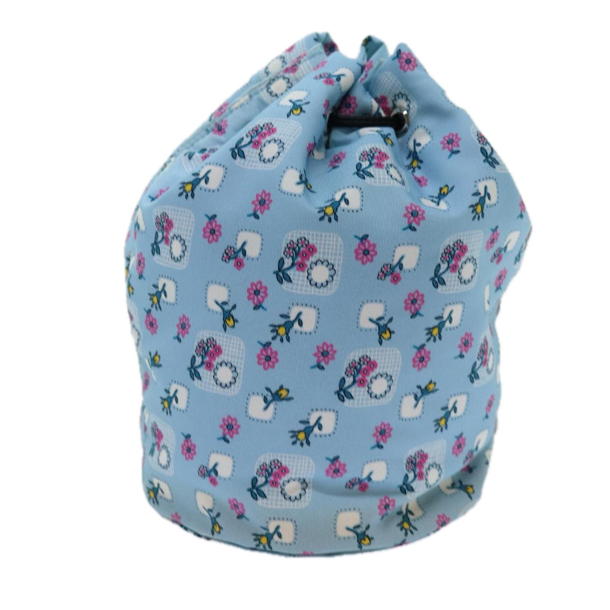 Miu Miu Purse Pouch Nylon Light Blue Auth 70349