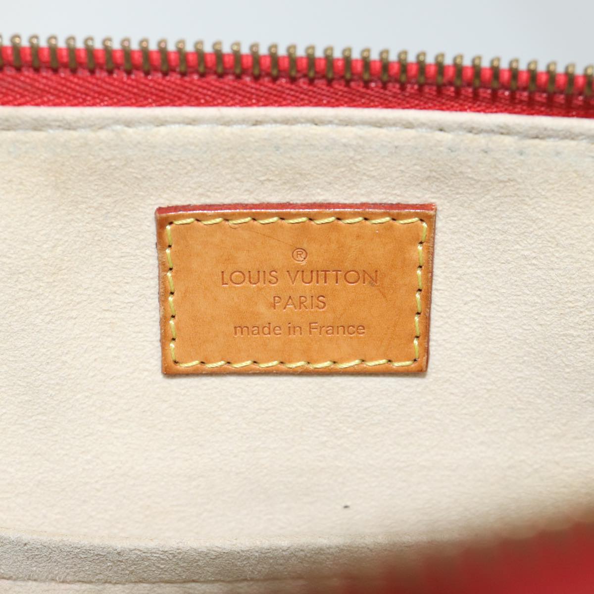 LOUIS VUITTON Epi Dog BB Hand Bag 2way Red Coklico M93249 LV Auth 70439