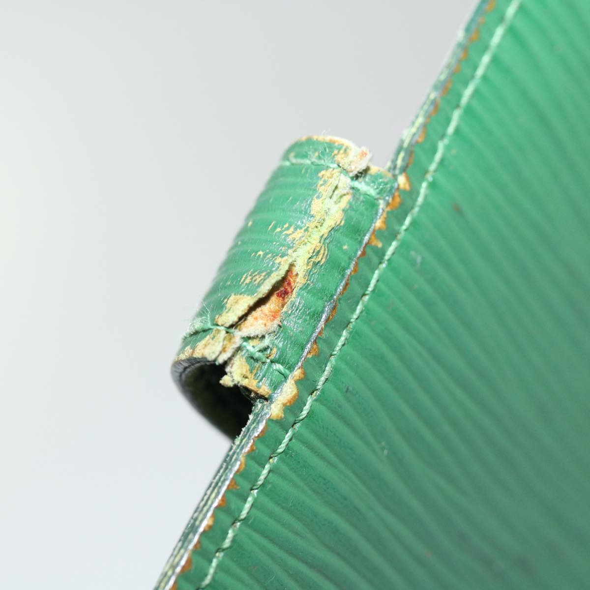 LOUIS VUITTON Epi Agenda PM Day Planner Cover Green R20054 LV Auth 70466