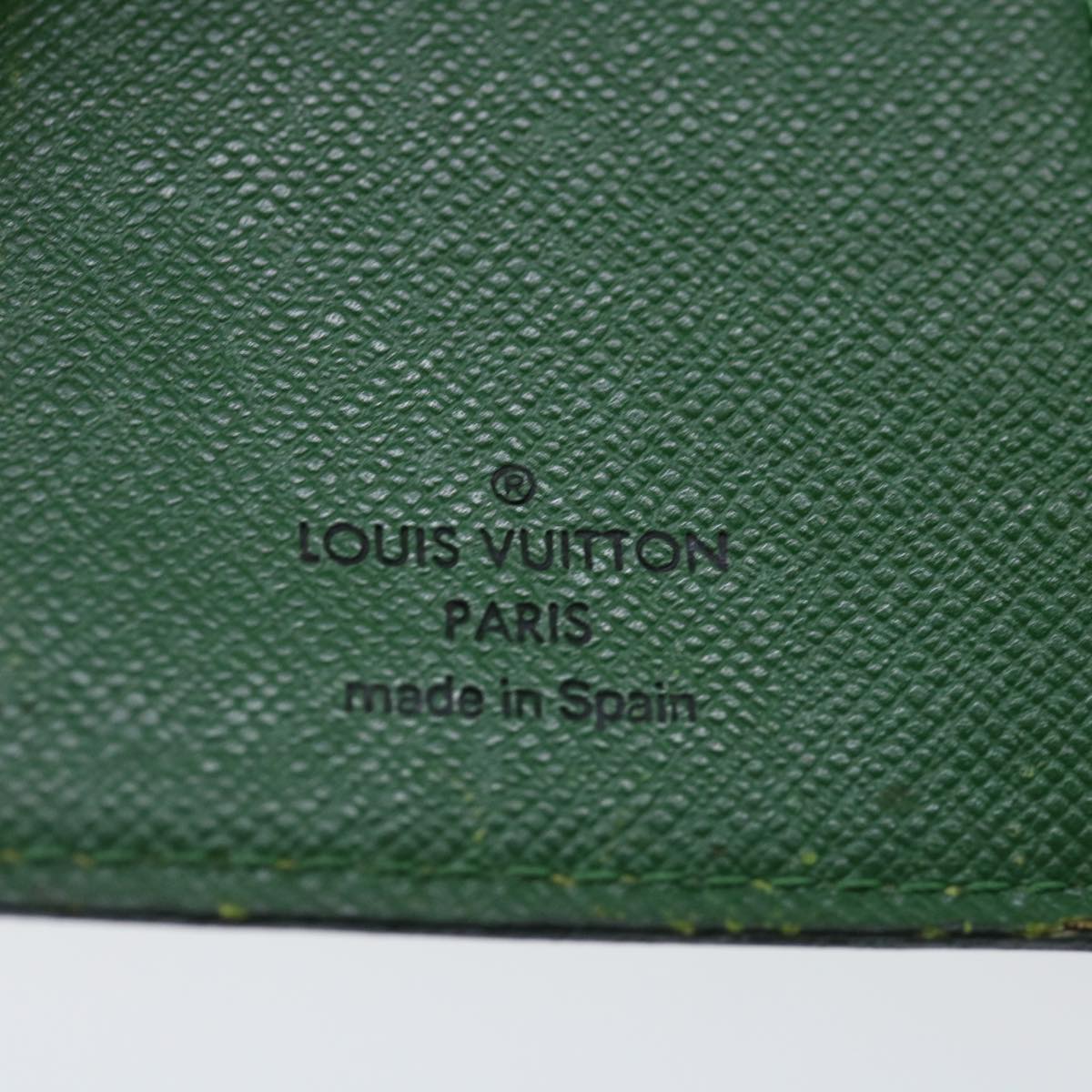 LOUIS VUITTON Epi Agenda PM Day Planner Cover Green R20054 LV Auth 70466