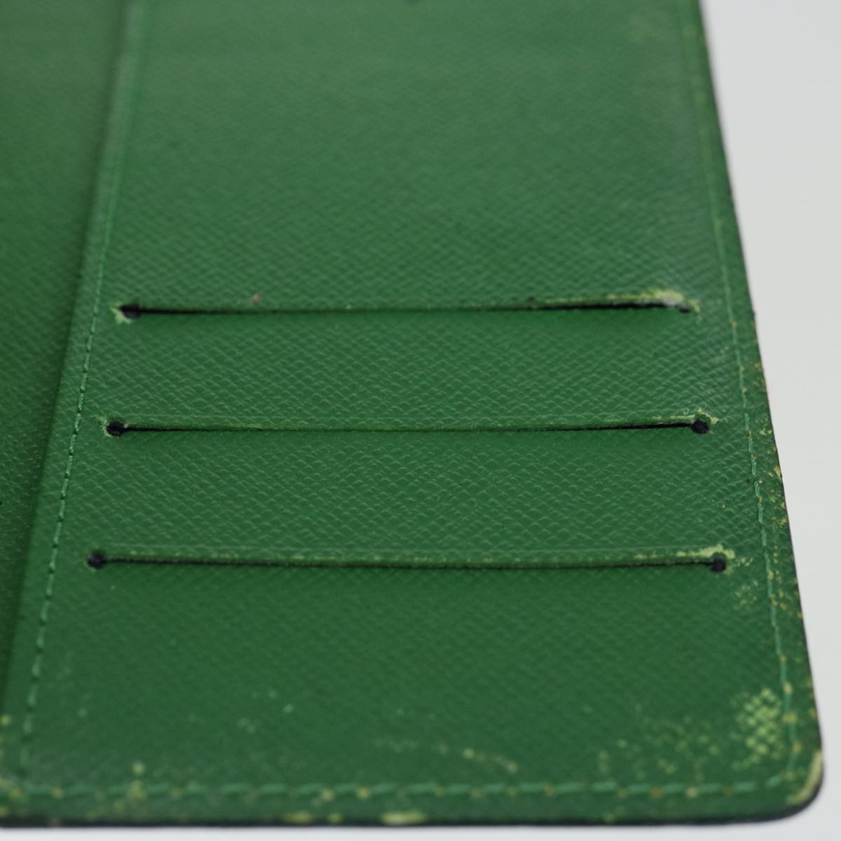 LOUIS VUITTON Epi Agenda PM Day Planner Cover Green R20054 LV Auth 70466