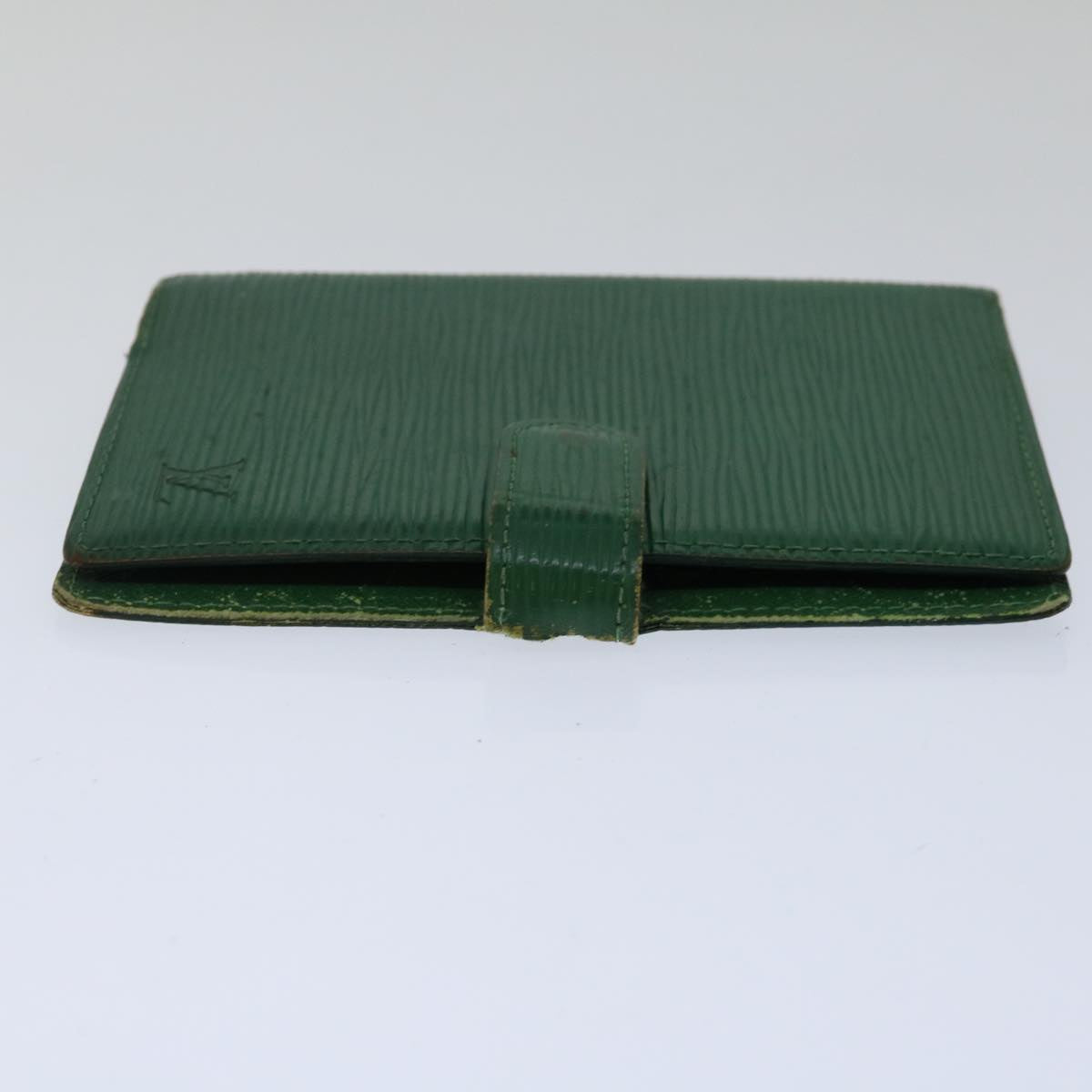 LOUIS VUITTON Epi Agenda PM Day Planner Cover Green R20054 LV Auth 70466