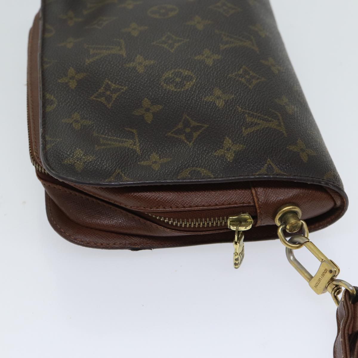 LOUIS VUITTON Monogram Orsay Clutch Bag M51790 LV Auth 70471