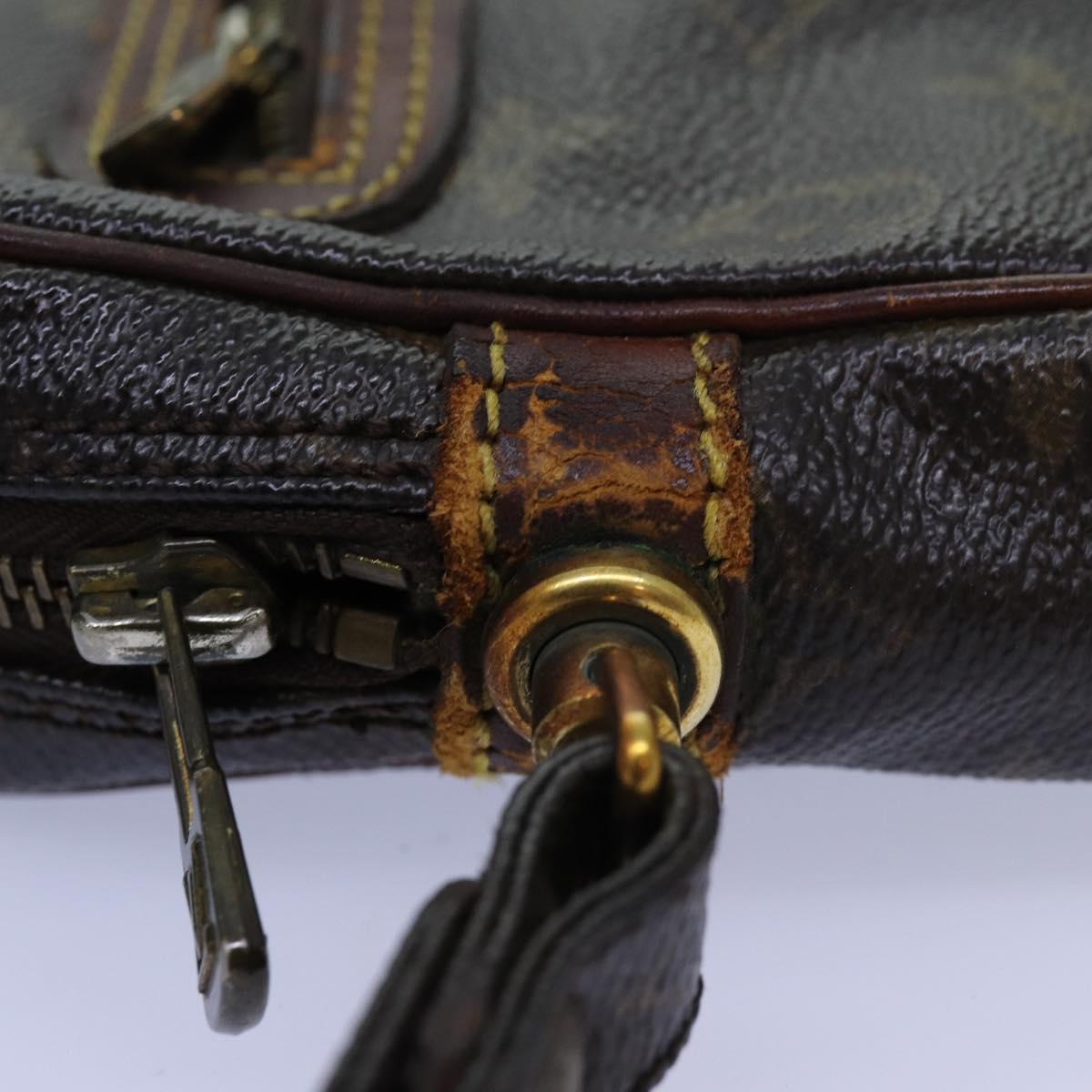 LOUIS VUITTON Monogram Marly Dragonne GM Clutch Bag M51825 LV Auth 70474