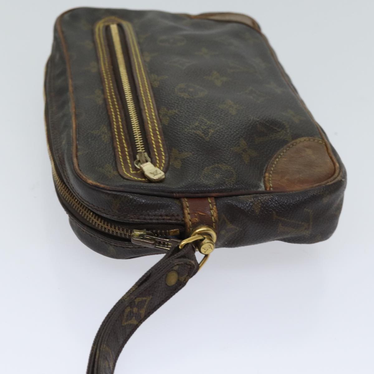 LOUIS VUITTON Monogram Marly Dragonne GM Clutch Bag M51825 LV Auth 70475