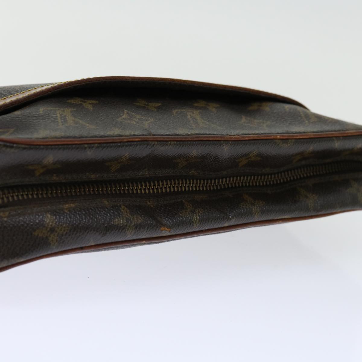 LOUIS VUITTON Monogram Compiegne 28 Clutch Bag M51845 LV Auth 70477