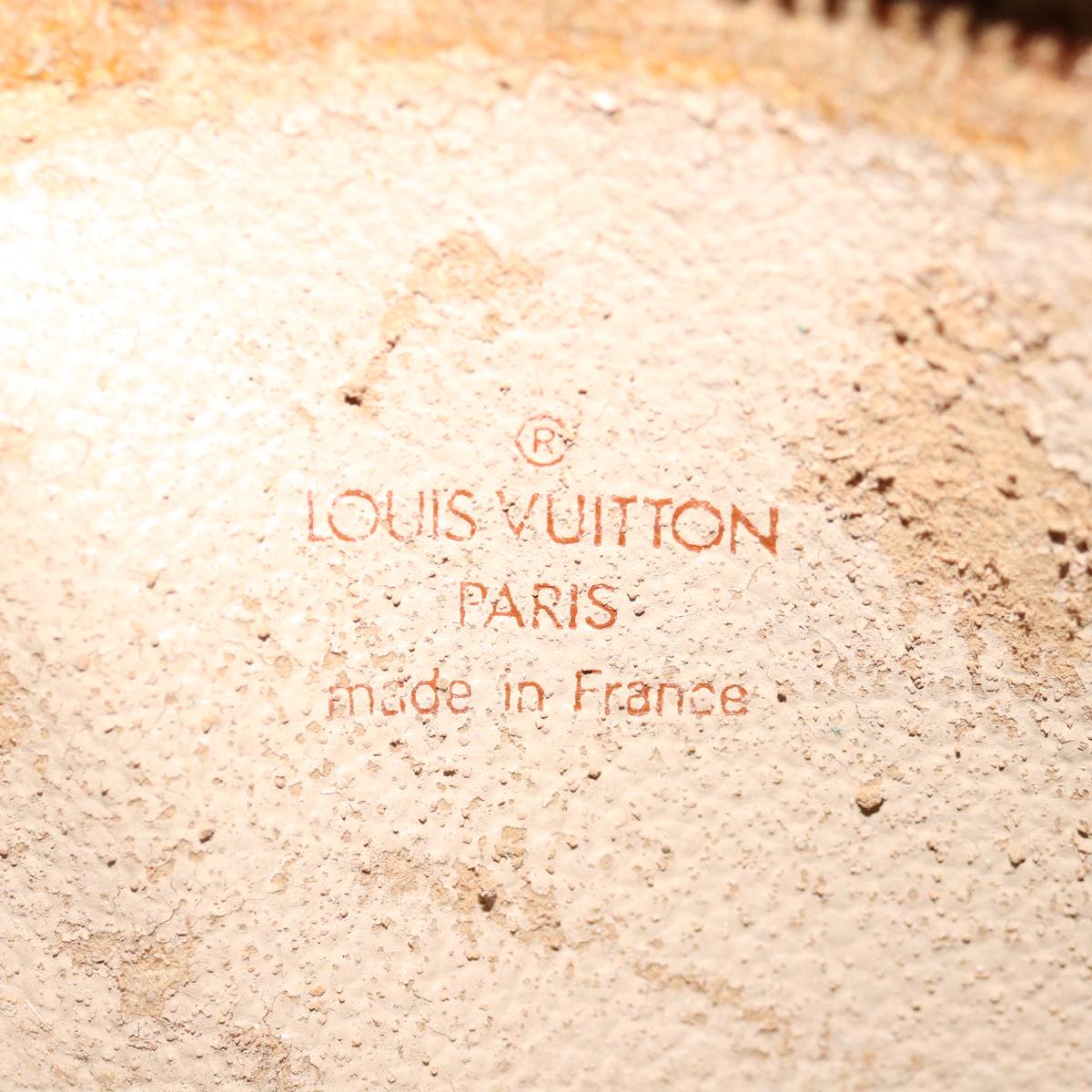 LOUIS VUITTON Monogram Trousse Demi Ronde Cosmetic Pouch M47520 LV Auth 70486