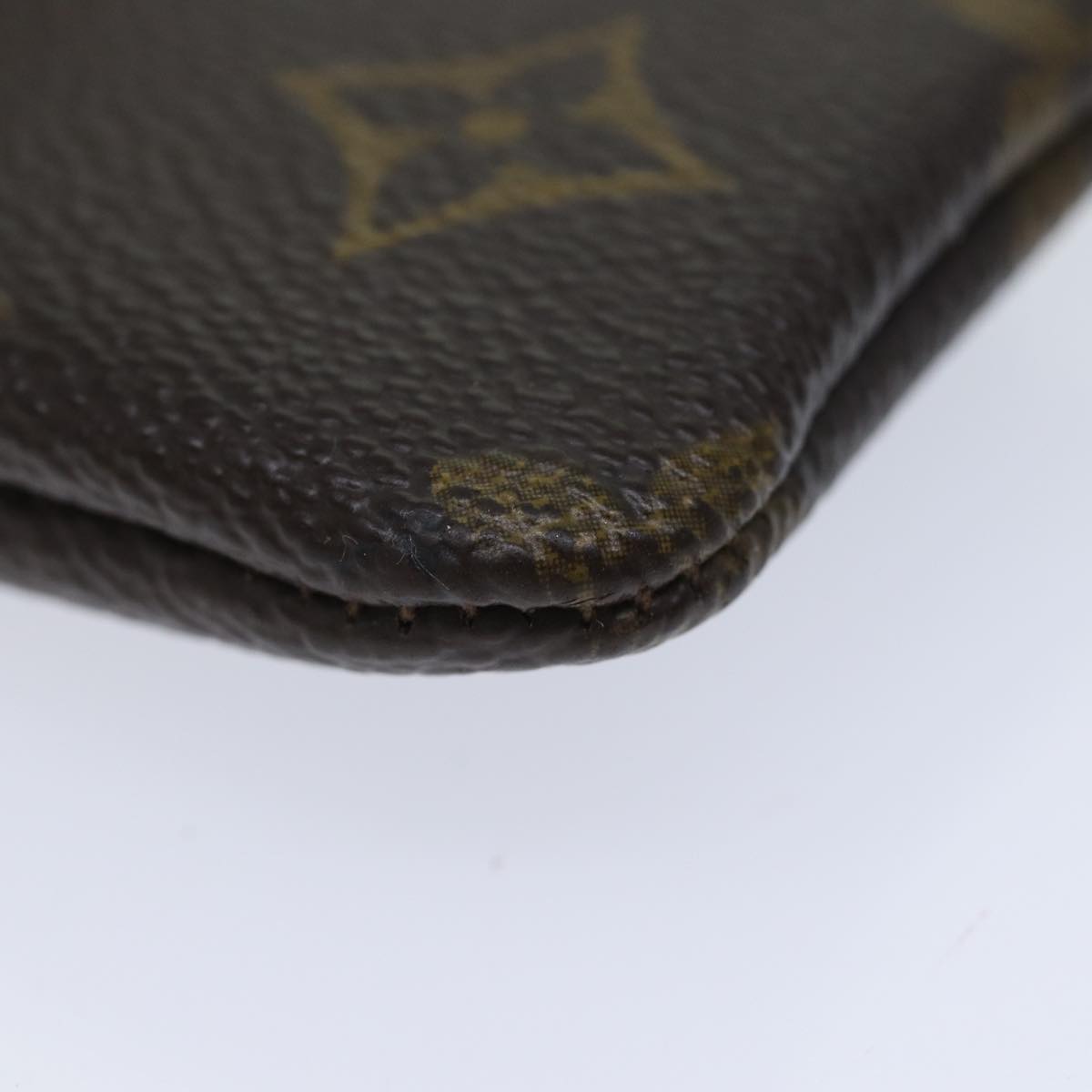 LOUIS VUITTON Monogram Pochette Cles Coin Purse M62650 LV Auth 70505