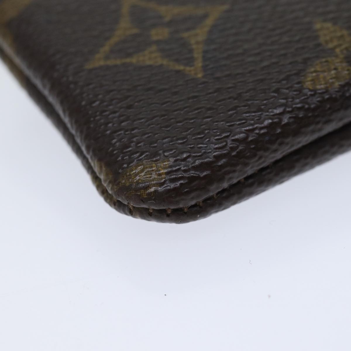 LOUIS VUITTON Monogram Pochette Cles Coin Purse M62650 LV Auth 70505