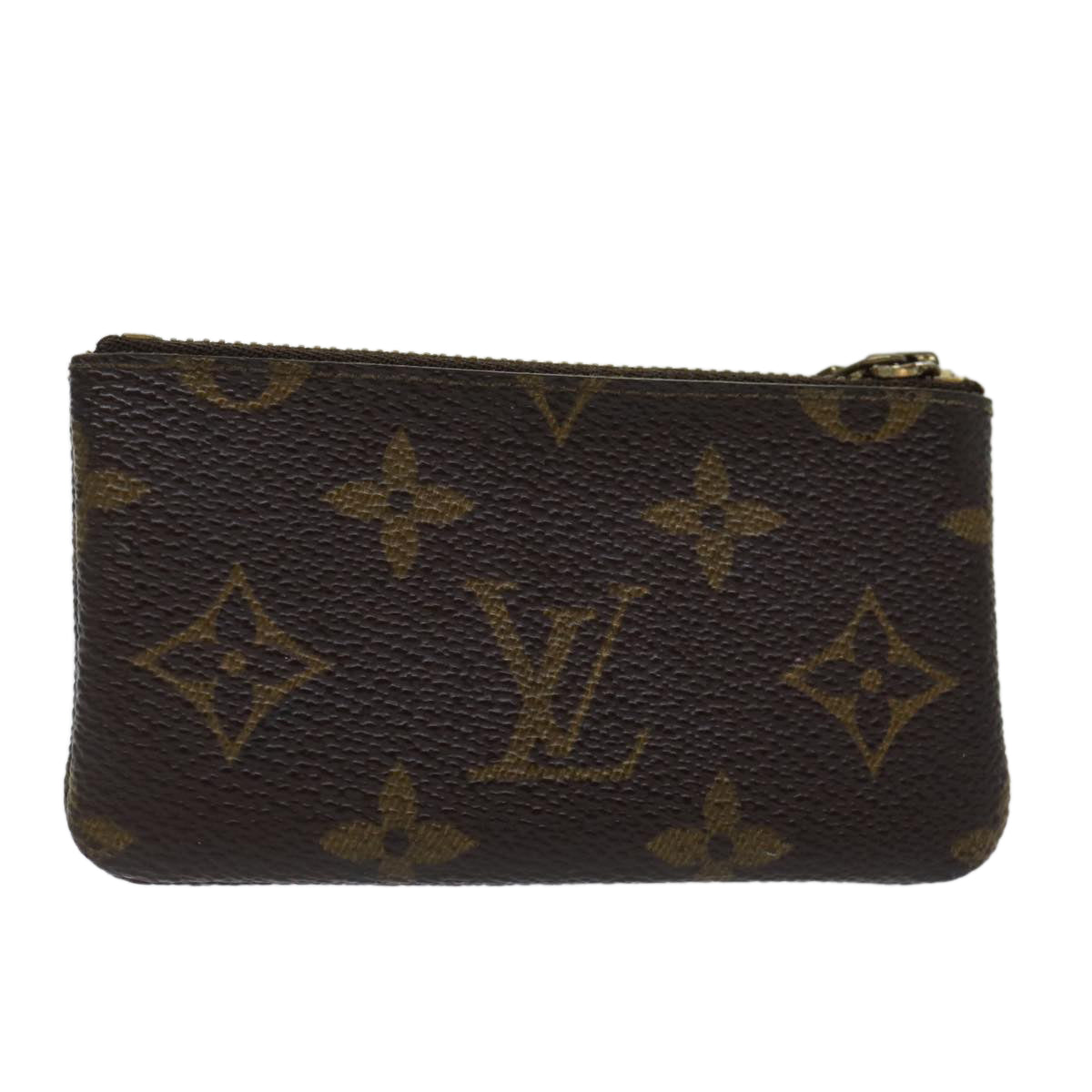 LOUIS VUITTON Monogram Pochette Cles Coin Purse M62650 LV Auth 70505