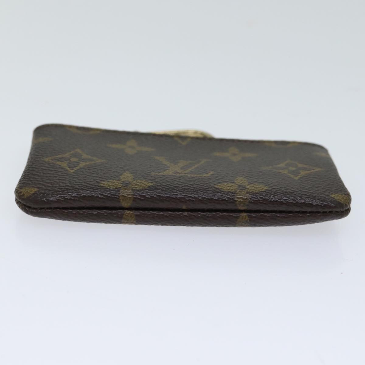 LOUIS VUITTON Monogram Pochette Cles Coin Purse M62650 LV Auth 70505