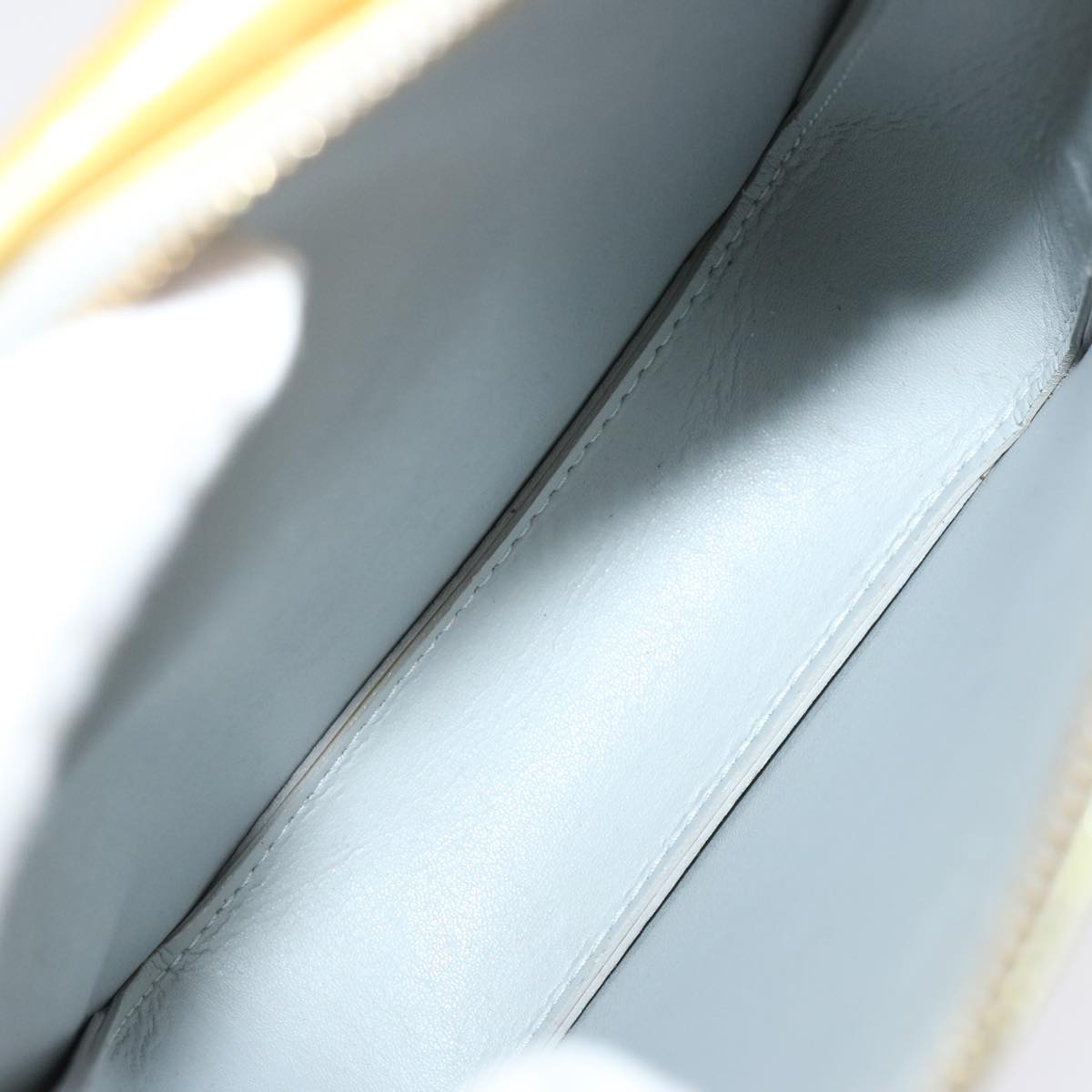 LOUIS VUITTON Monogram Vernis Motto Accessory Pouch Gris M91030 LV Auth 70506