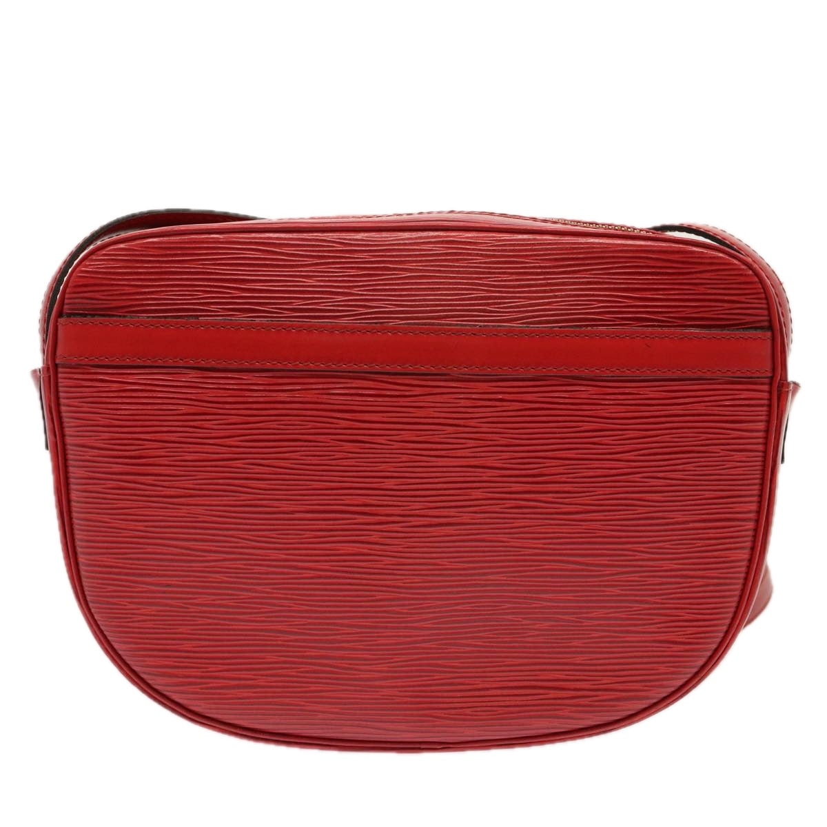 LOUIS VUITTON Epi Jeune Fille MM Shoulder Bag Red M52157 LV Auth 70508V