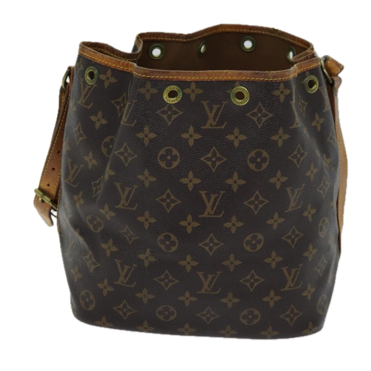 LOUIS VUITTON Monogram Petit Noe Shoulder Bag M42226 LV Auth 70548