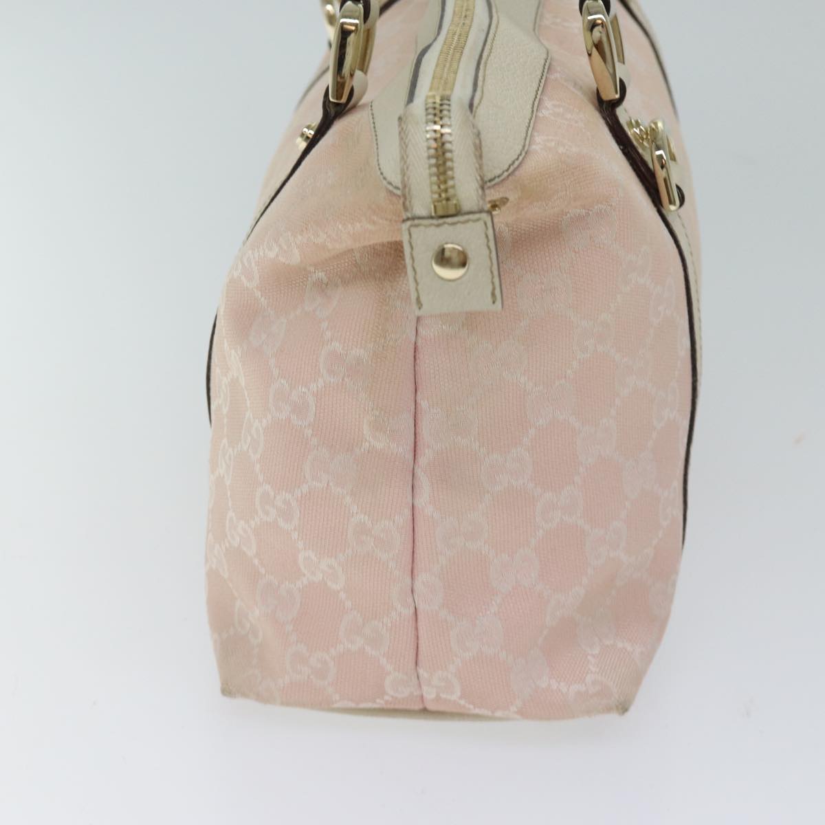 GUCCI GG Canvas Tote Bag Pink 141470 Auth 70603